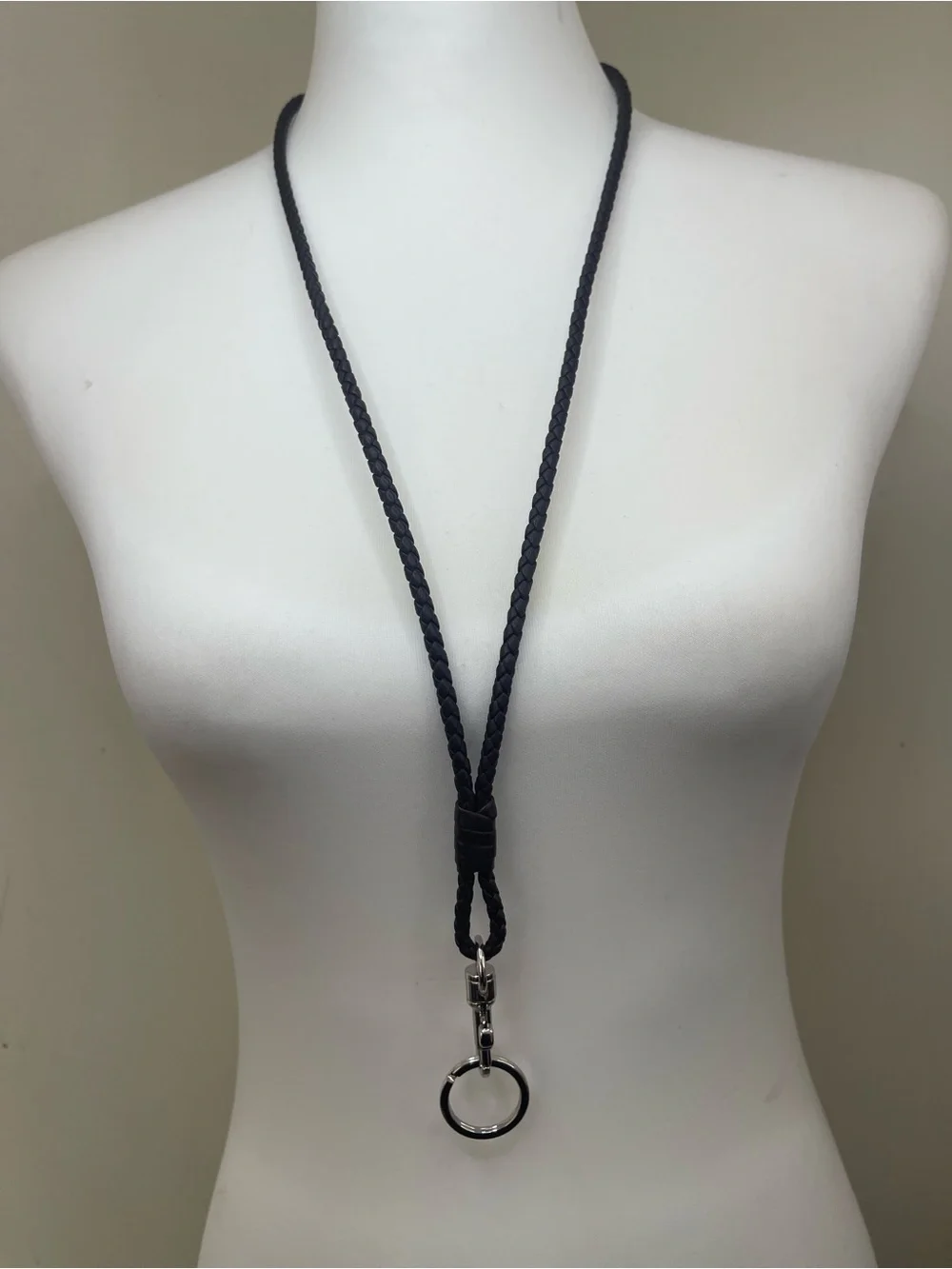 Bottega Veneta Intrecciato leather lanyard